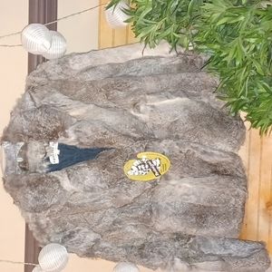 Vintage Never Worn Rabbit Fur Coat